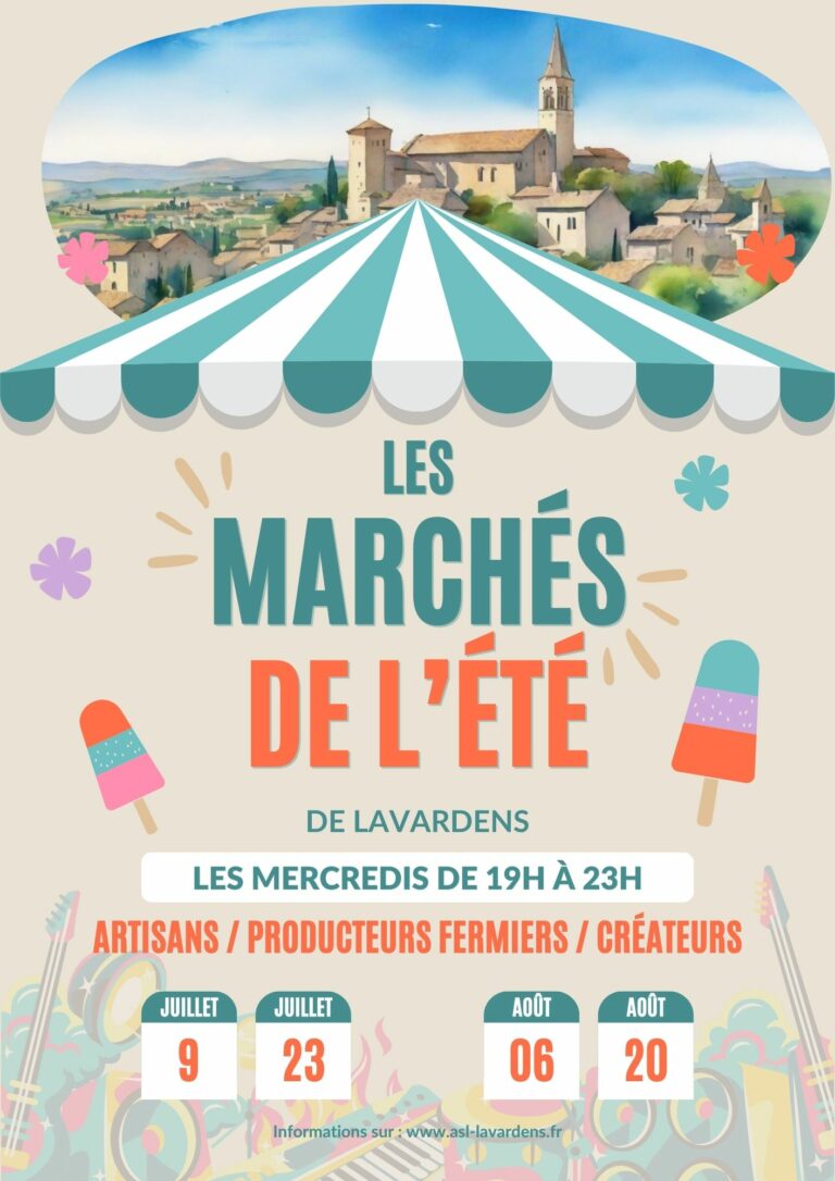 Marchés Lavardens Été 2025