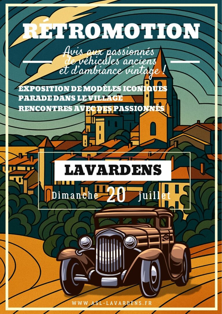 Affiche RétroMotion 2025 2a